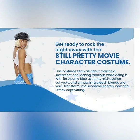 Forplay Women's Still Pretty Sexy Movie Character Costume - Picture 3 of 6